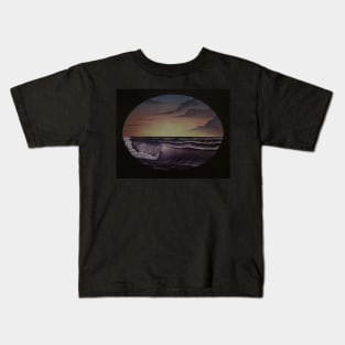 Dark Sunrise Seascape Kids T-Shirt